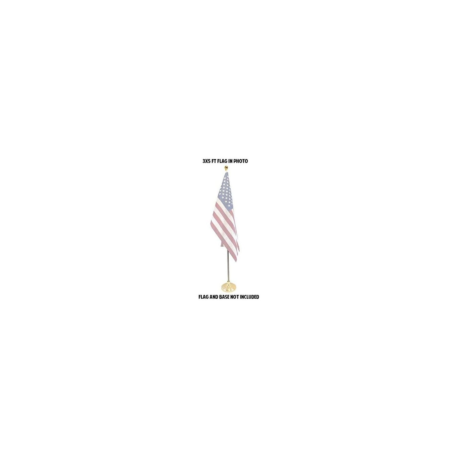 Buy now FlagsImp 8 Foot Aluminum Silver Pole with (Ball) at indiglob india