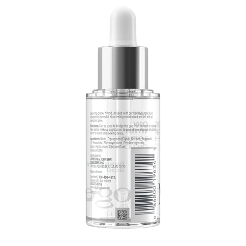 Buy now Neutrogena Hydro Boost Glow Booster Primer & Serum, Hydrating & Moisturizing Face Serum-to-Primer Hybrid, Infused with Purified Hyaluronic Acid & Designed to Instantly Hydrate, 1.0 fl. oz at indiglob india