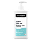 Buy now Neutrogena Ultra Gentle Cream to Foaming Face Wash for Sensitive Skin, Fragrance-Free Gentle Facial Cleanser, Hypoallergenic Skin Care, Non-Comedogenic Makeup Remover, 8.5 oz at indiglob india