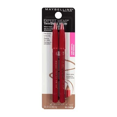 Buy now Maybelline Expert Eyes Brow And Eye Pencil, Blonde [107], 0.03 oz ( Pack of 4) at indiglob india
