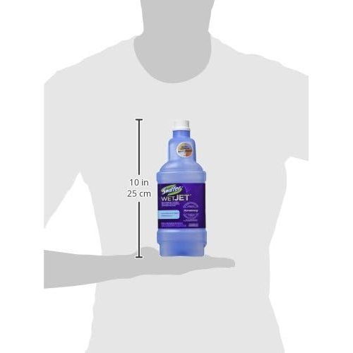 Buy now Swiffer WetJet Multi-Purpose Floor Cleaner Solution Refill Open Window Fresh Scent 1.25L, Pack of 6 at indiglob india
