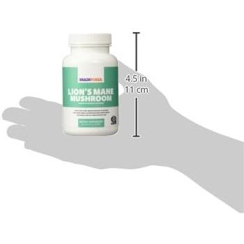 Buy now Brain Forza Organic Lion's Mane Mushroom Capsules, Natural Supplement for Memory Support, Focus, Clarity, Nerve Health, Non-GMO, Vegan, Organic, 90 Capsules at indiglob india