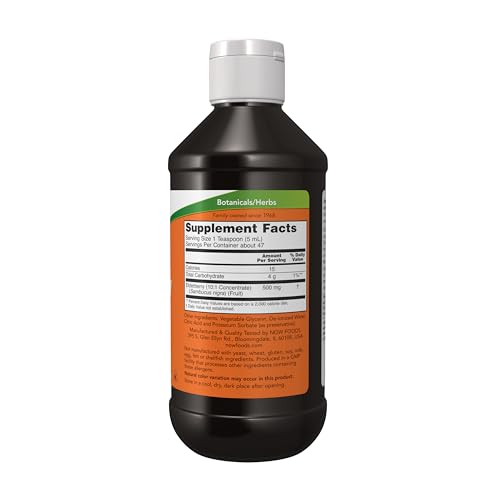 Buy now NOW Foods Supplements, Elderberry Liquid 500 mg, 10:1 Concentrate, Free Radical Scavenger*, 8-Ounce at indiglob india