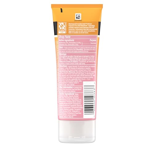 Buy now Neutrogena Invisible Daily Defense Fragrance-Free Sunscreen Lotion, Broad Spectrum SPF 60+, Oxybenzone-Free & Water-Resistant, Sun & Environmental Aggressor Protection, 3.0 fl. oz at indiglob india