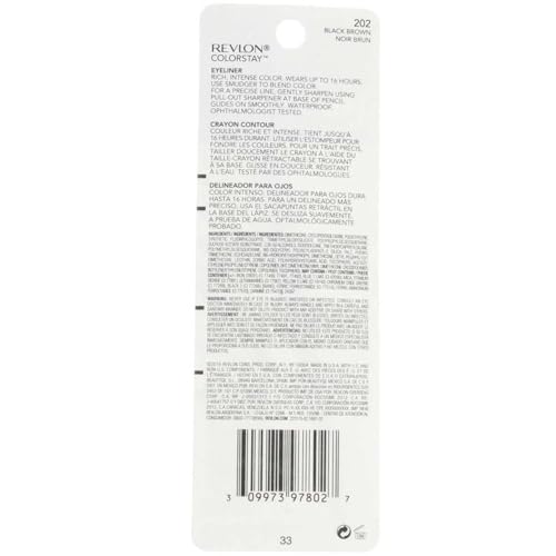 Buy now REVLON ColorStay Eyeliner with SoftFlex, Black Brown 202, 0.01 Ounce (28 g) (Pack of 2) at indiglob india