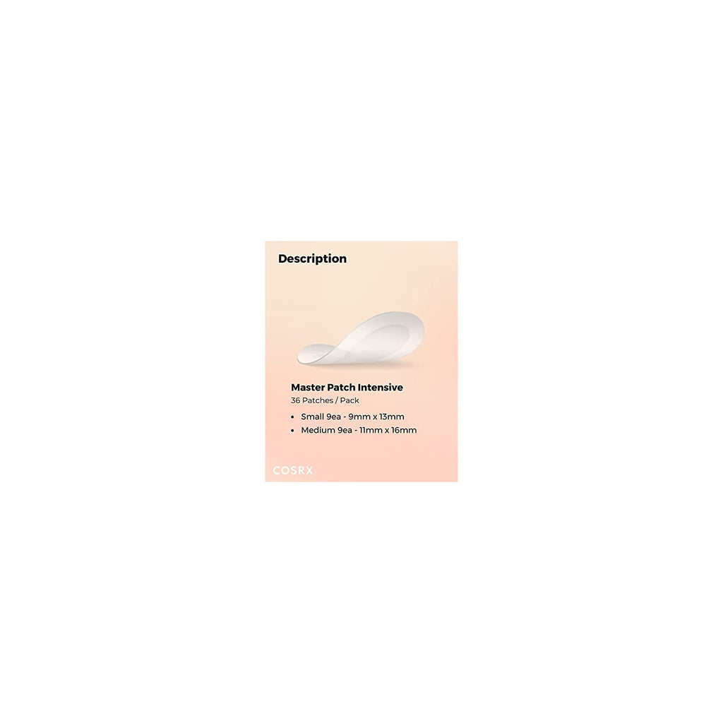 Buy now COSRX Master Patch Intensive | Oval-Shaped Hydrocolloid Pimple Patch with Tea Tree Oil & Salicylic Acid | Quick & Easy Blemish, Zit, Spot Treatment (90 Patches (Medium, Large), 90, Count) at indiglob india