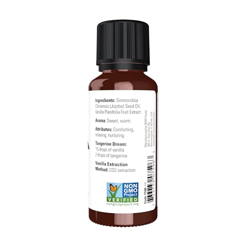Buy now NOW Foods Essential Oils, Vanilla Oil, Blend of Pure Vanilla Bean Extract in Pure Jojoba Oil, Sweet Aromatherapy Scent, Vegan, Child Resistant Cap, 1-Ounce at indiglob india