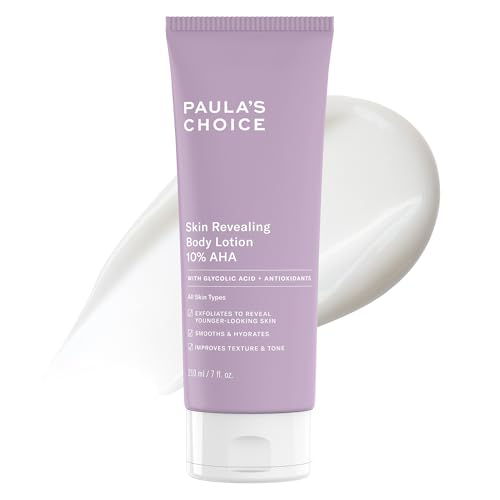 Buy now Paula's Choice Skin Revealing Body Lotion 10% AHA, Glycolic Acid & Shea Butter Exfoliant, Moisturizer for Keratosis Pilaris (KP) Prone Skin, 7 Ounce at indiglob india