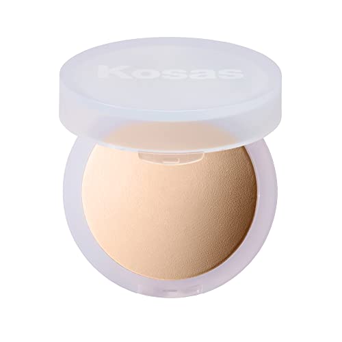 Buy now Kosas Cloud Set Face Setting Powder - Smoothing Shine Control, Soft, Sheer Translucent Makeup Finish, Portable & Long-Lasting Loose Pressed Baking Powder - Feathery (Sheer Light Medium) at indiglob india