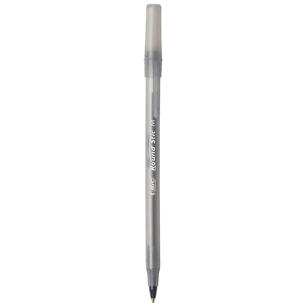 BIC Round Stic Xtra Life Ballpoint Pens - 1mm, Pack of 96 Black Pens