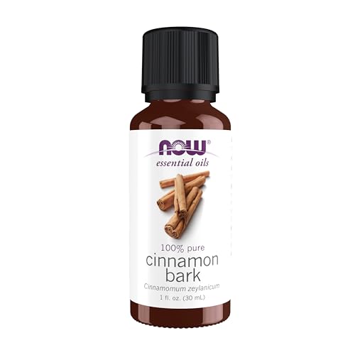 Buy now NOW Essential Oils, Cinnamon Bark Oil, Warming Aromatherapy Scent, Steam Distilled, 100% Pure, Vegan, Child Resistant Cap, 1-Ounce at indiglob india