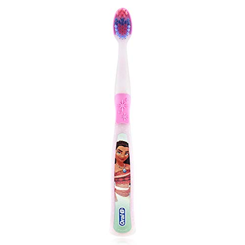 Buy now Oral-B New Princess Toothbrush for Little Girls, Children 3+, Extra Soft, Characters Vary - Pack of 6 (Characters Vary) at indiglob india