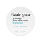 Buy now Neutrogena Hydro Boost Translucent Loose Setting Powder with Purified Hyaluronic Acid for Smooth Skin, Blurs Imperfections and Sets Makeup, Lightweight Face Powder, .44 oz at indiglob india