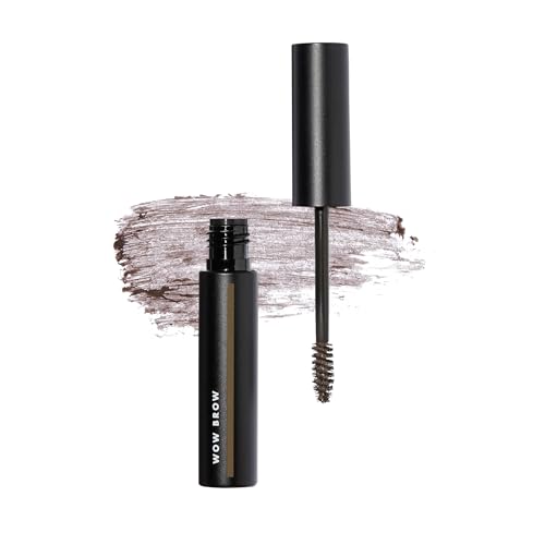 Buy now e.l.f. Wow Brow Gel, Volumizing, Buildable, Wax-Gel Hybrid, Creates Full, Voluminous-Looking Brows, Locks Brow Hairs In Place, Deep Brown at indiglob india