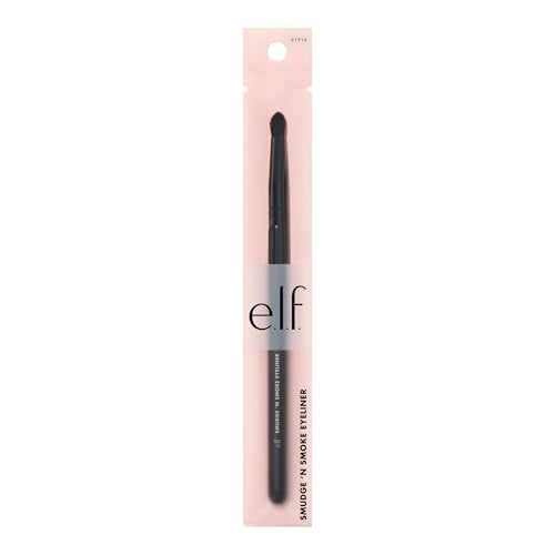 Buy now e.l.f. Smudge 'N Smoke Eyeliner Brush, Multi-Use Eyeshadow & Eyeliner Brush For Creating A Perfect Smoky Eye, Vegan & Cruelty-Free at indiglob india