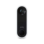 Buy now Arlo Essential Wired Video Doorbell - HD Video, 180° View, Night Vision, 2 Way Audio, Direct to Wi-Fi No Hub Needed, Wired, White – AVD1001 (Renewed) at indiglob india