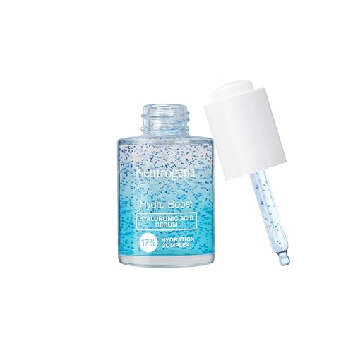 Buy now Neutrogena Hydro Boost Hyaluronic Acid Serum - with Pro-Vitamin B5 & Glycerin, Instantly Replenishes & Smooths Dry Skin with 24-Hour Weightless Hydration, 1 fl. oz. at indiglob india
