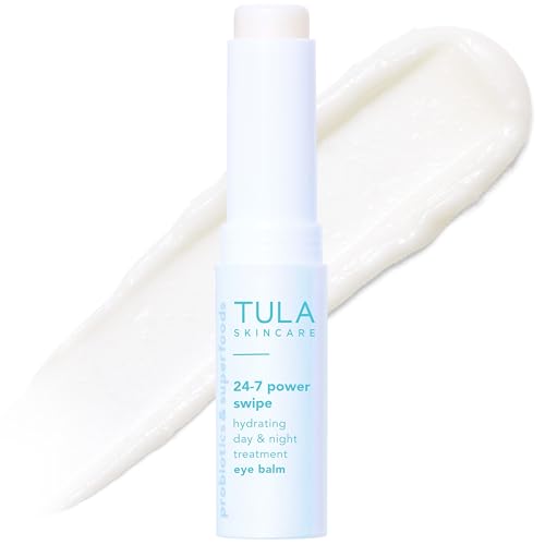 Buy now TULA Skin Care 24-7 Power Swipe Hydrating Eye Balm - Dark Circle Treatment, Instant Brightening, Portable - 0.23oz at indiglob india