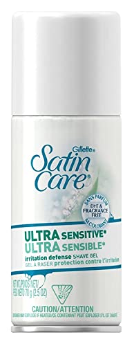 Buy now Gillette Satin Care Ultra Sensitive Irritation Defense Shave Gel, 2.5 Oz at indiglob india