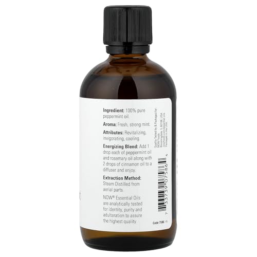 Buy now Now Peppermint Essential Oil, 4-Ounce at indiglob india