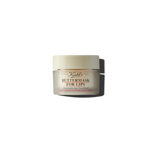 Buy now Kiehl's Buttermask For Lips, Hydrating Overnight Lip Mask, Nourishes & Restores Dry Lips, Intense Hydration, with Coconut Oil & Wild Mango Butter, Paraben-free, Fragrance-free - 0.35 fl oz at indiglob india