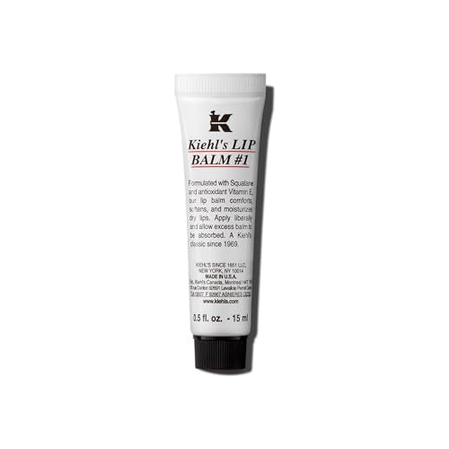 Buy now Kiehl's Lip Balm #1, Moisturizing Clear Lip Treatment for Dry Lips, Hydrating & Soothing, with Squalane, Aloe Vera & Vitamin E, Paraben-free, Fragrance-free, Unscented - 0.5 fl oz at indiglob india