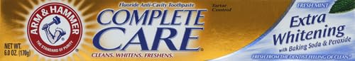 Buy now ARM & HAMMER Complete Care Toothpaste, Teeth Whitening Toothpaste, Fluoride, Whole Mouth Protection, Fresh Mint Flavor, 6.0 oz (Pack of 1) at indiglob india