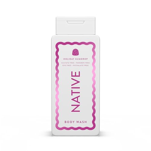 Buy now Native Body Wash, Holiday Edition, Holiday Gumdrop Scent, Contains Naturally Derived Ingredients | For Women & Men, Sulfate, Paraben, & Dye Free Leaving Skin Soft and Hydrated | 18 oz at indiglob india