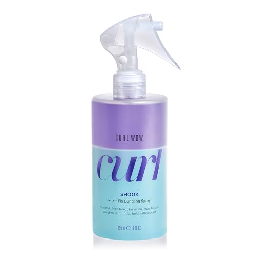 Buy now COLOR WOW Curl Wow Shook Mix + Fix Bundling Spray â€“ Shake-to-activate spray combines powerful hydrators + crunch-free polymers for perfectly defined, glossy, frizz-free curls at indiglob india