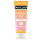 Buy now Neutrogena Invisible Daily Defense Sunscreen Lotion, Broad Spectrum SPF 30, Oxybenzone-Free & Water-Resistant, Sun & Environmental Aggressor Protection, Antioxidant Complex, 3.0 fl. oz at indiglob india