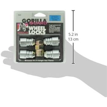 Buy now Gorilla Automotive 61631 Acorn Gorilla Guard Locks (12mm x 1.50 Thread Size) - Pack of 4 at indiglob india
