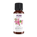 Buy now NOW Essential Oils, Geranium Oil, Soothing Aromatherapy Scent, Steam Distilled, 100% Pure, Vegan, Child Resistant Cap, 1-Ounce at indiglob india