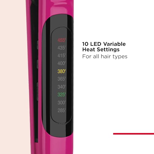 Buy now Revlon Smooth Brilliance Ceramic Hair Flat Iron | Smooth Glide and Ultra-Sleek Sylas, (1 in) at indiglob india