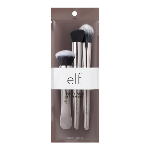 Buy now e.l.f. Putty Tools Trio, Set Of 3 Face Makeup Brushes For Putty Products, Helps You Easily Blend Putty Primer, Blush & Bronzer, Vegan & Cruelty-Free at indiglob india