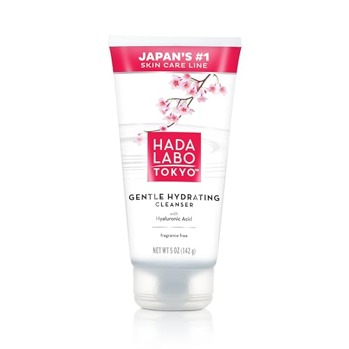 Buy now Hada Labo Tokyo Gentle Hydrating Foaming Facial Cleanser, Fragrance-Free Sensitive Skin Face Wash with Hyaluronic Acid and Conditioning Agents Soften Skin, Locks In Moisture, 5.0 Oz at indiglob india