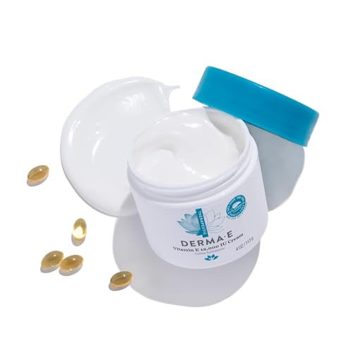 Buy now Derma E Vitamin E 12,000 IU Cream – Moisturizer for Face and Body – Multi-purpose Face Cream, Hand Cream and Body Lotion Soothes and Protects, 4 oz at indiglob india