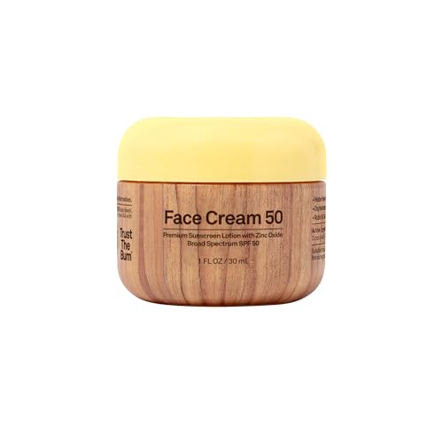 Buy now Sun Bum SPF 50 Face Cream Sunscreen with Zinc Oxide - Broad Spectrum Moisturizing Facial Sunscreen with Vitamin E - Hawaii 104 Act Compliant (Without Octinoxate & Oxybenzone) - Travel Size - 1 oz at indiglob india