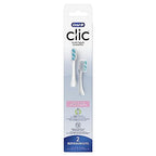 Buy now Oral-B Clic Toothbrush Sensitive Clean Replacement Brush Heads, White, 2 Count (Pack of 3) at indiglob india