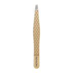 Buy now Revlon Gold Series Slanted Tip Tweezers, Ultra-Sharp for Precision Eyebrow Shaping and Facial Hair Removal, Diamond and Titanium-Coated for Durability, 1 Count at indiglob india