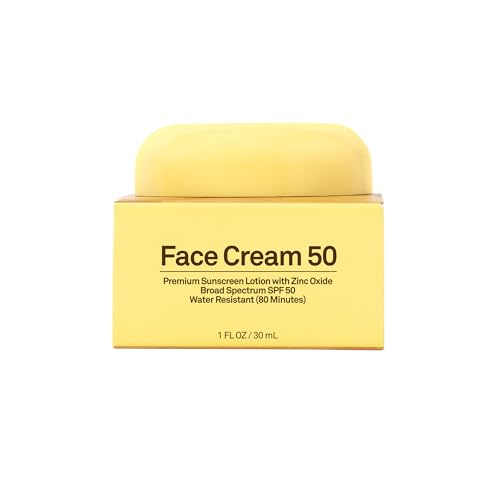 Buy now Sun Bum SPF 50 Face Cream Sunscreen with Zinc Oxide - Broad Spectrum Moisturizing Facial Sunscreen with Vitamin E - Hawaii 104 Act Compliant (Without Octinoxate & Oxybenzone) - Travel Size - 1 oz at indiglob india