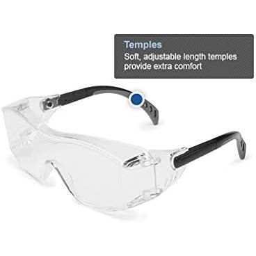 Buy now Cover2 IR OTG Safety Glasses 6966 Black Temples, IR Filter Shade 5.0 Lens at indiglob india