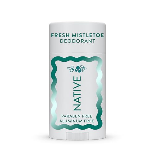 Buy now Native Deodorant, Holiday Edition, Fresh Mistletoe Scent, Contains Naturally Derived Ingredients, 72 Hour Odor Control | Deodorant for Women and Men, Aluminum Free with Baking Soda at indiglob india