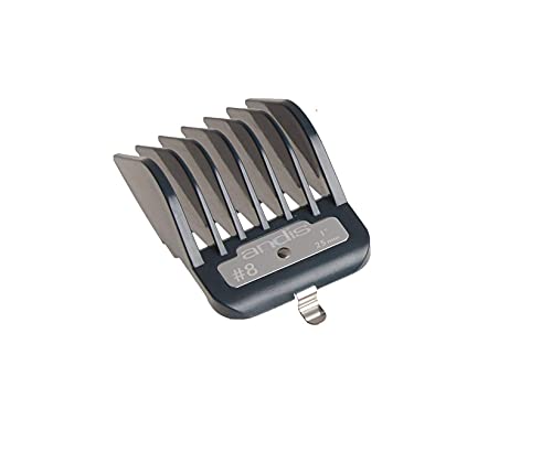 Buy now Andis Master Series Premium Hair Clipper Attachment Comb Set, Clipper Guards Cutting Guides with Metal Clip, Black, 7 Count at indiglob india