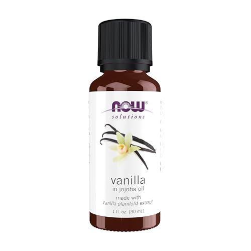 Buy now NOW Foods Essential Oils, Vanilla Oil, Blend of Pure Vanilla Bean Extract in Pure Jojoba Oil, Sweet Aromatherapy Scent, Vegan, Child Resistant Cap, 1-Ounce at indiglob india