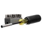 Buy now Klein Tools 32510 Magnetic Multibit Screwdriver with Sturdy Torx, Hex, Spanner, Tri-Wing, Torq and Nut Tamperproof Bits and Storage Block at indiglob india