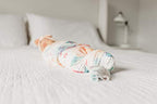 Buy now Copper Pearl Large Premium Knit Baby Swaddle Receiving Blanket Floral Bloom at indiglob india