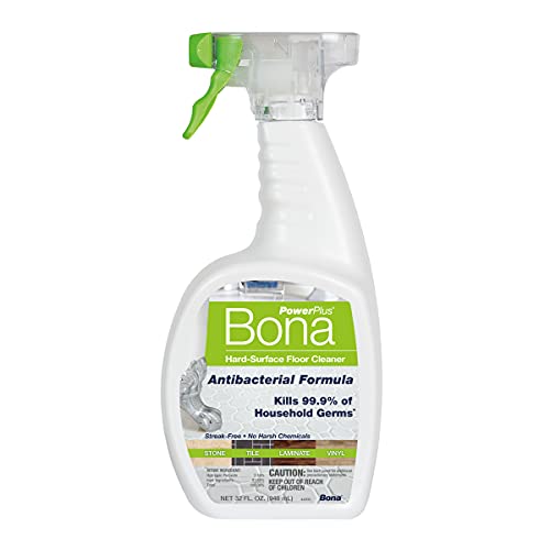 Buy now Bona PowerPlus Multi-Surface Floor Deep Cleaner Spray - 32 fl oz - Refillable - Antibacterial Floor Cleaning Solution for Stone, Tile, Laminate, and Vinyl Floors at indiglob india