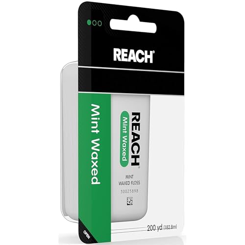 Buy now REACH Mint Waxed Floss 200 Yards (Pack of 2) at indiglob india