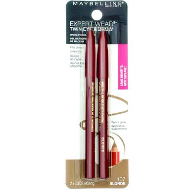 Buy now Maybelline Expert Eyes Brow And Eye Pencil, Blonde [107], 0.03 oz ( Pack of 4) at indiglob india