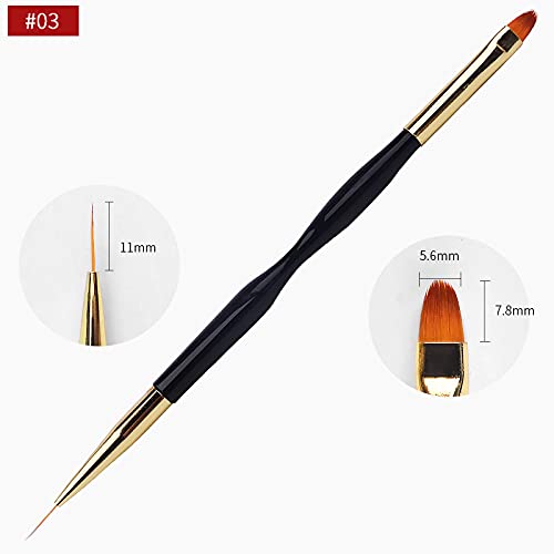 Buy now Artdone 31pcs Nail Art Brushes, Nail Art Tool Set, Dotting Tools, Dust Brush,Striping Brushes for Long Lines, Drawing Pen For Gel Polish Design supply at indiglob india
